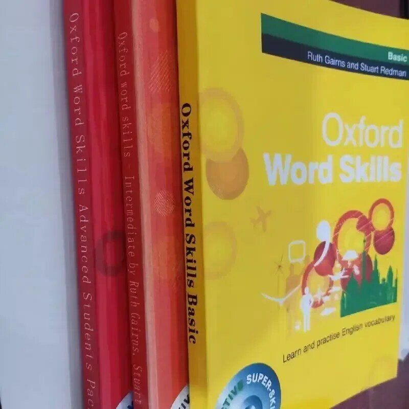 Full Color Oxford Word Skills Basic / Intermediate / Advanced Learn and Practise English Vocabulary Textbook Workbook