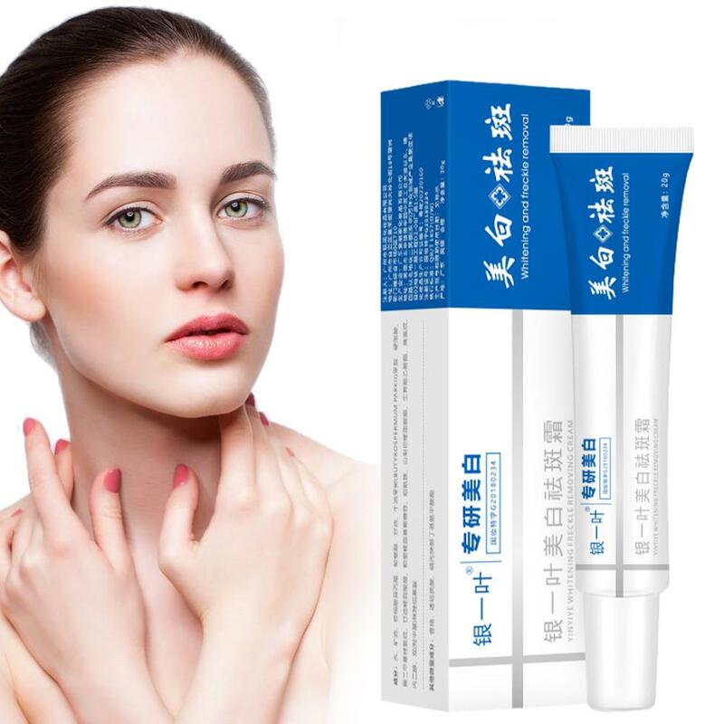20g Whitening Freckle Cream Effective Remove Melasma Fade Smooth Dark Spots Care Moisturize Cream Brighten Skin New Y1p5