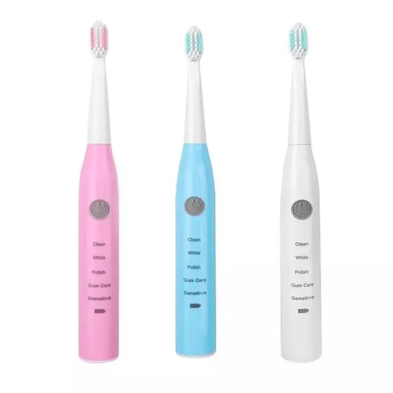Cepillo de dientes eléctrico sónico impermeable, recargable, vibración acústica, 5 funciones, 5 velocidades