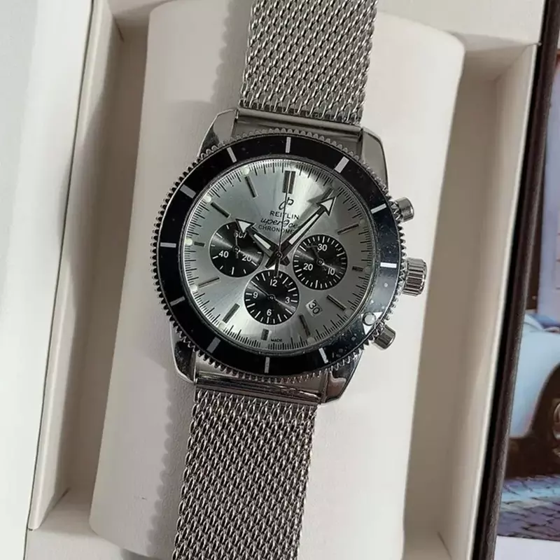 2024 AAA + оригинальные технические многофункциональные высококачественные автоматические наручные часы с датой и хронографом Мужские кварцевые часы