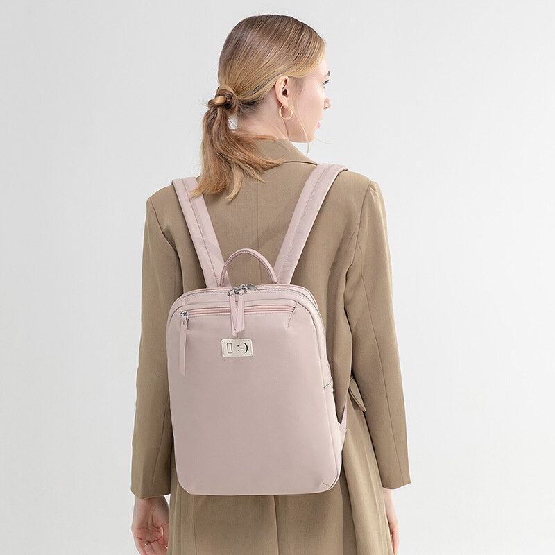 Light Backpack Fits 14 "Laptop Bag, Bolsa de escola para meninas, mulheres, negócios, faculdade, viagem, alta qualidade
