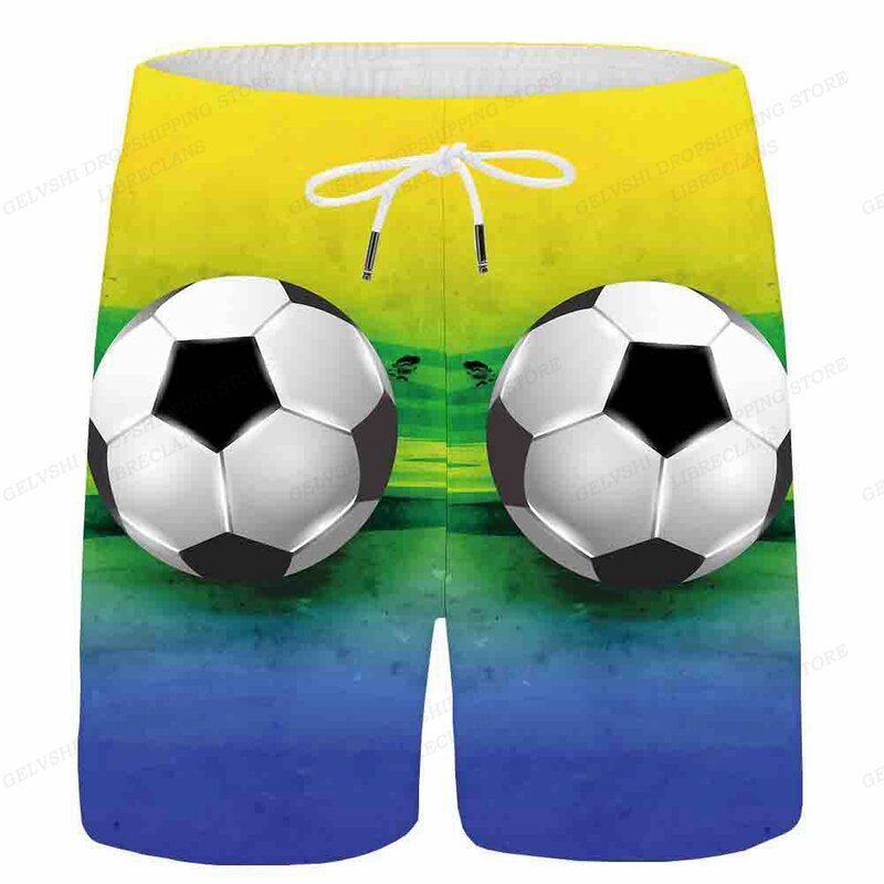 ธงบราซิลกางเกงขาสั้นผู้ชายแฟชั่นกางเกงขาสั้น Trunk กางเกง Sportwear กางเกงชายชุดว่ายน้ำเด็กชายหาดสั้น Brasil Flag