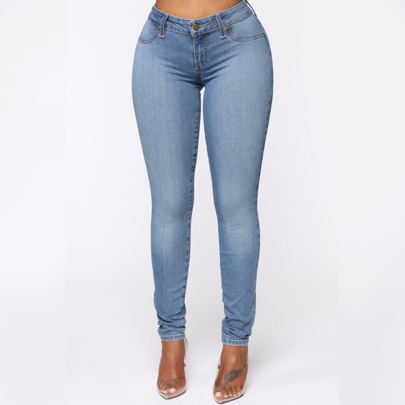 Женские джинсы с открытой прорезью, эластичные, на молнии