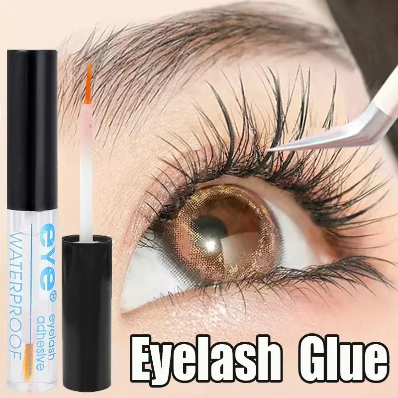 5ml Clear Eyelash Glue Waterproof Quick Dry Adhesive for Semi-Permanent Eyelash Extensions Glue Lasting Makeup Eye Cosmetic Tool