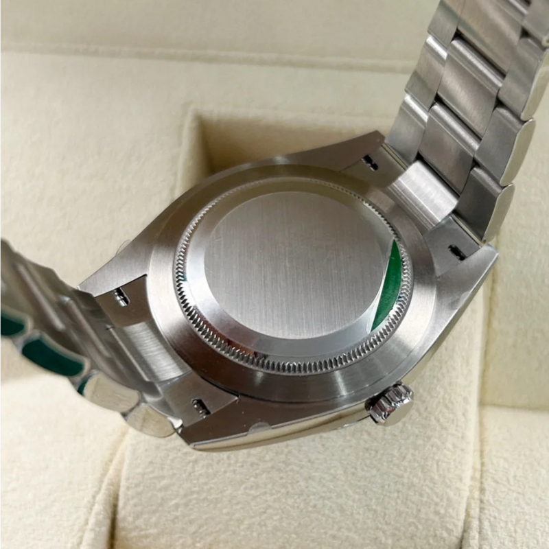 Elegante klassische Herren-und Damen uhr Luxus Saphir Spiegel Paar Uhr alle Stahl automatische mechanische wasserdichte Uhr
