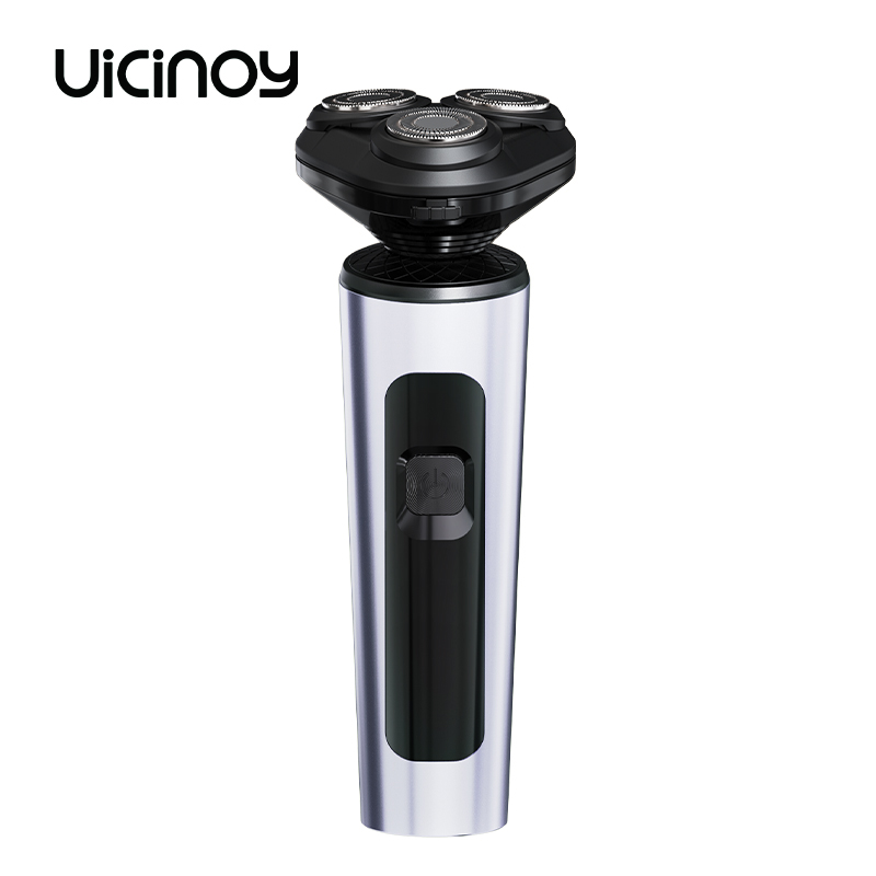 UICINOY-maquinilla de afeitar eléctrica para hombre, afeitadora impermeable IPX7, recargable por USB tipo C, en seco y húmedo