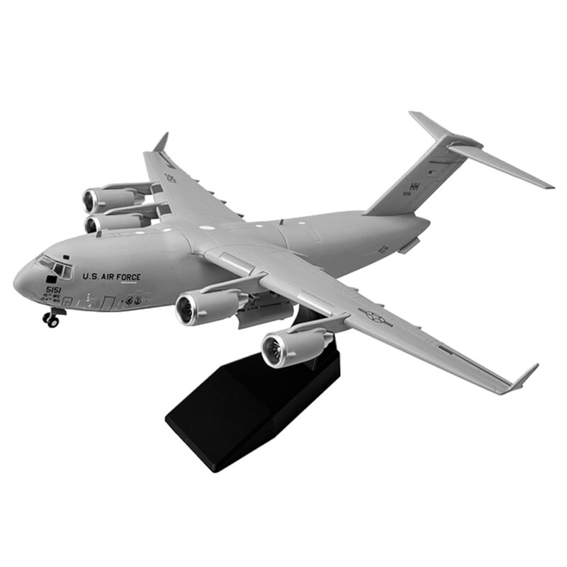 1:200 1/200 Scale US C-17 C17 Globemaster III Strategy Transport Aircraft Diecast Metal Airplane Plane Model Children Toy Gift