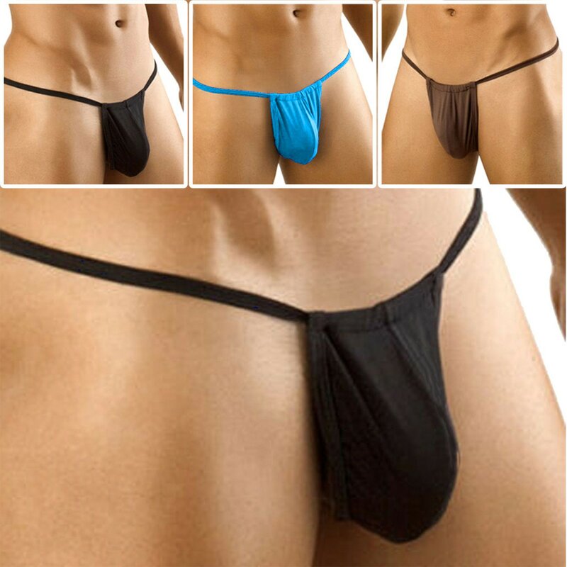 2023 New Men T-back Thin Thong Low-Waisted Underpants Sexy Comfortable Underwear стринги мужские bóxers y calzoncillos ㅂㅈ팬티 샷