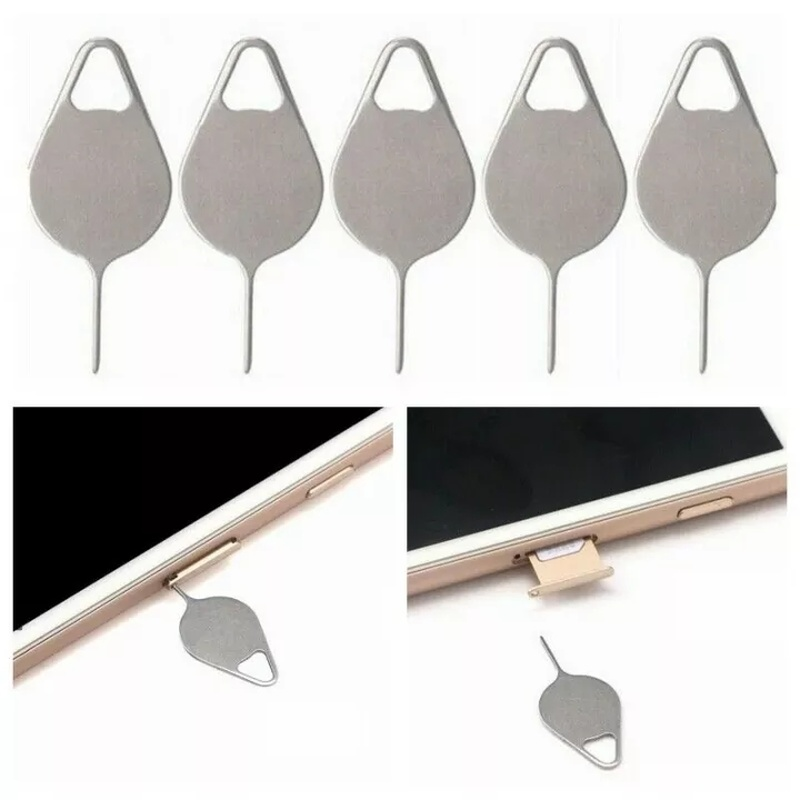 30pcs Sim Card Tray Removal Eject Pin Key Tool Stainless Steel Open Needle for IPhone Samsung Xiaomi Smartphone SimCard Tray Pin