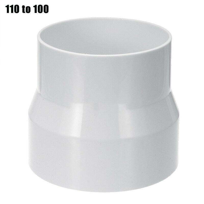 Redutor de Tubo de Ventilação Plástico ABS, Acessórios para Tubulação Adaptadora, 110 to10 0/150 To100 200to150, Peças, 1Pc