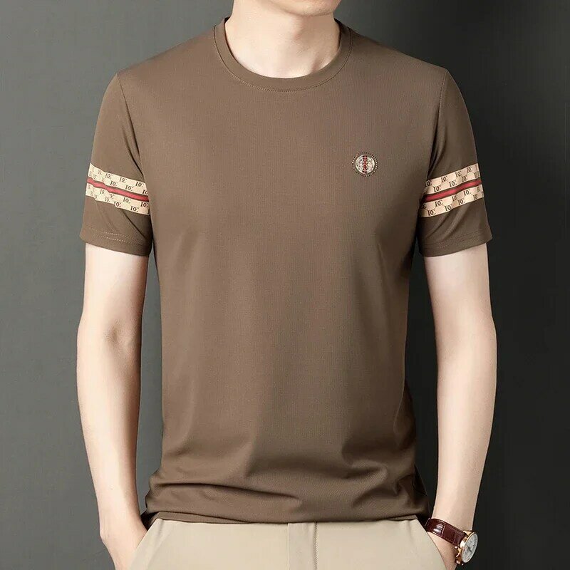 Fashionable Solid Color Polo Shirt, Suitable for Spring and Summer Men, Very Suitable for Casual Wear