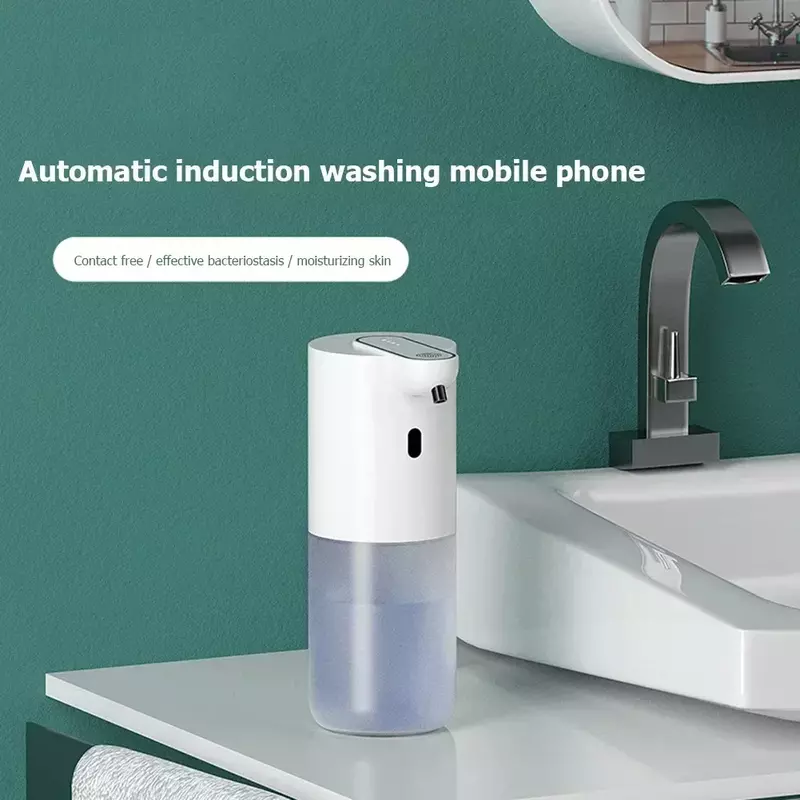 P8 Touchless Automatic Sensor Soap Dispenser 400ML Rechargeable Smart Infrared Sensor Liquid Foam Pump Hand Sanitizer