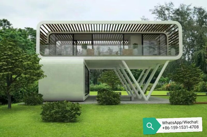 Casa prefabbricata piccola casa Villa di lusso due piani Apple Cabin Garden Pod forniture alberghiere