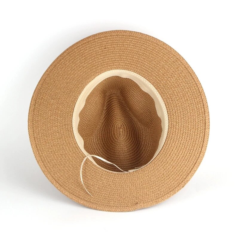 Chapéu de palha para homem chapéu de palha de praia para homem chapéu de proteção uv dropshipping
