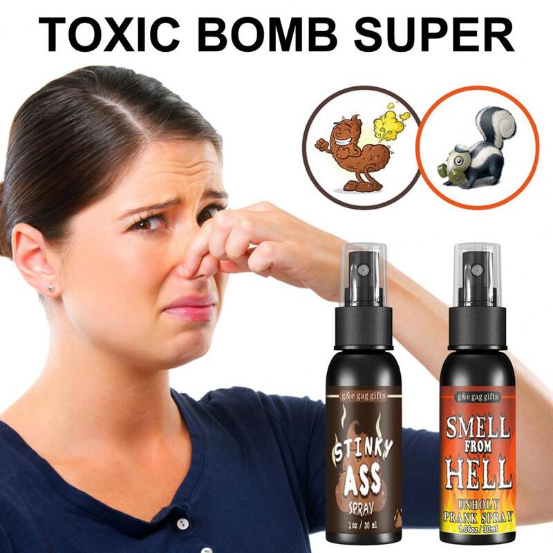 30ml Poop Spray Liquid Fart Gag Prank Toy Stink Hilarious Gag Spray Stink Bomb Smelly Stinky Gas Spray Halloween Practical Joke
