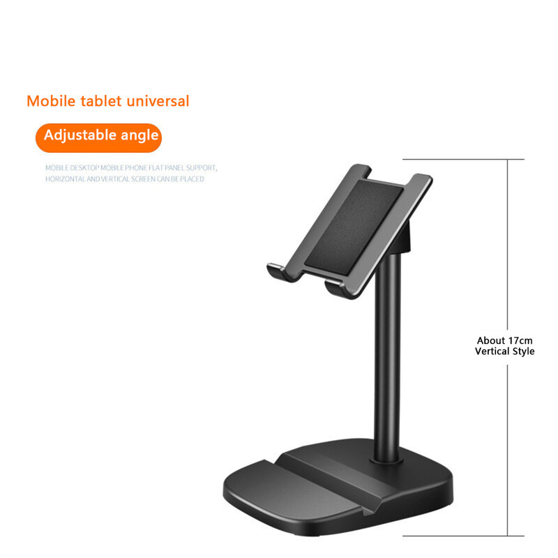 Suporte de mesa ajustável para celular, suporte universal multi-ângulo, suporte portátil para iPad, elevação para celular tablet
