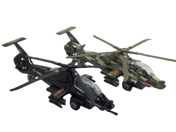 نموذج طائرة لعبة للأطفال ، هليكوبتر الصوت والضوء ، نموذج سبيكة Diecast ، هدايا لعبة قابلة للجمع ، مجموعة B115