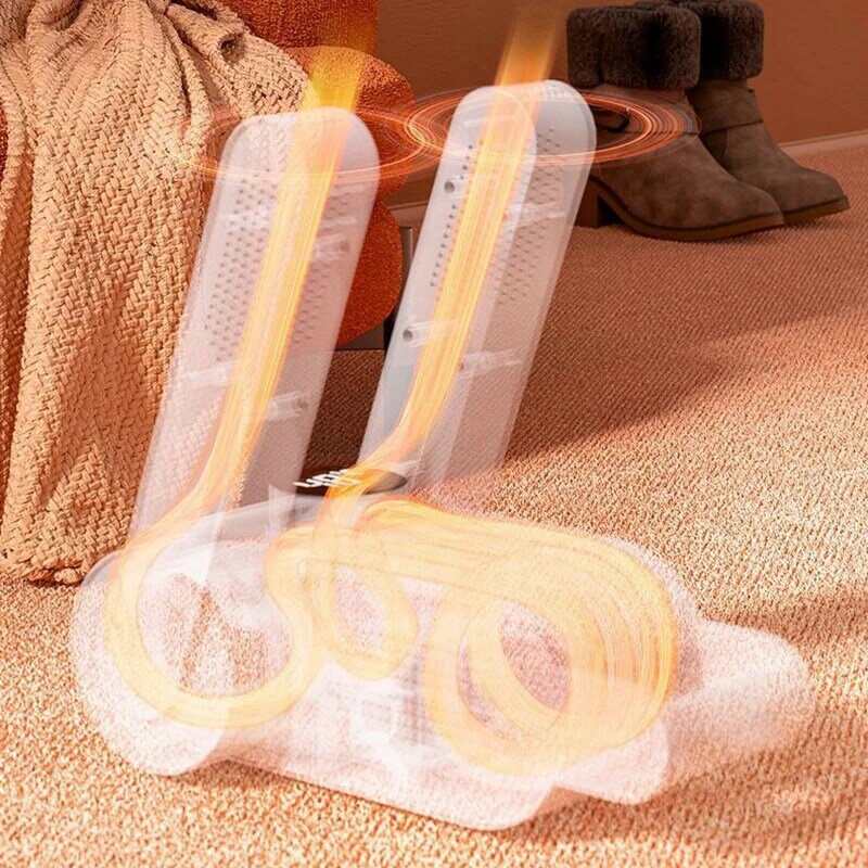 Sèche-chaussures électrique intelligent portable, désodorisant de séchage de chaussures, chauffe-pieds pour la maison, hiver