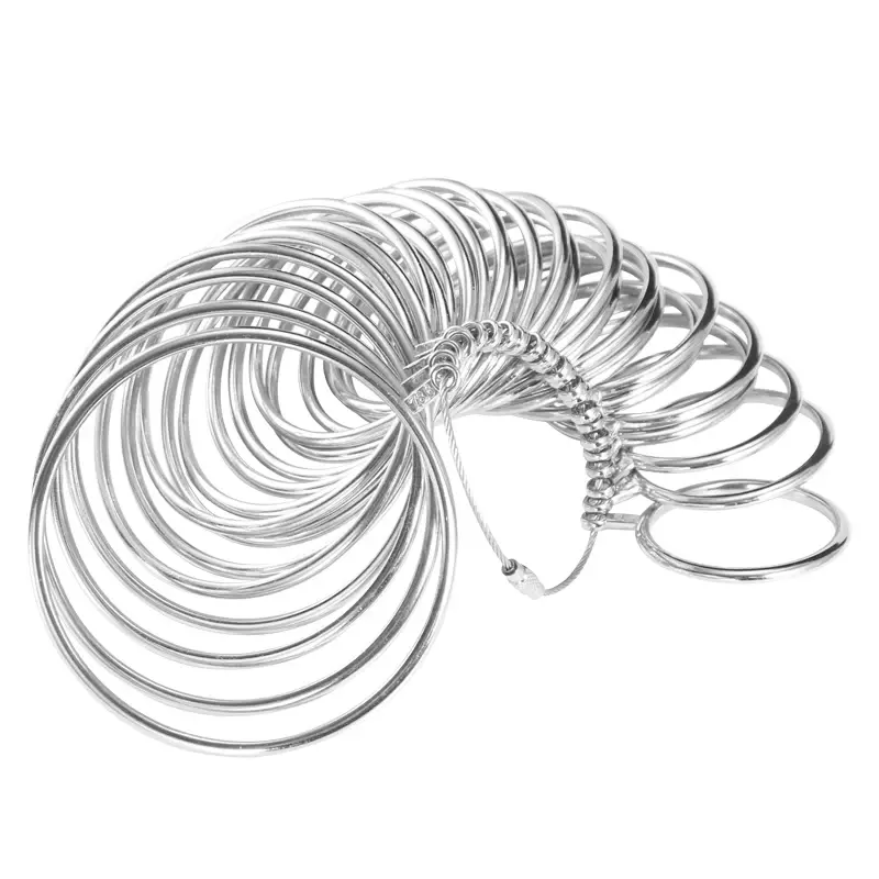 Jewelry Bracelet Metal Circle Gauge Wrist Hand Measuring Tool Detachable Bangle Sizer