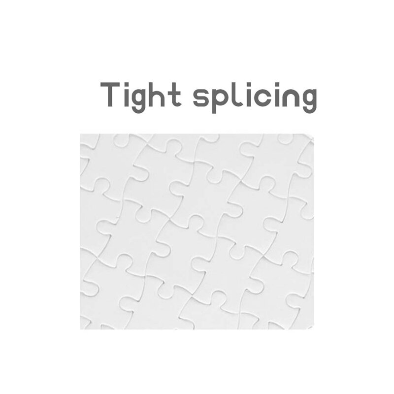 10 Stks/partij Diy Blanco Sublimatie Hartvormige Papieren Afbeelding Puzzel Warmtepers Overdracht Ambachten Puzzel Huishoudelijke Producten