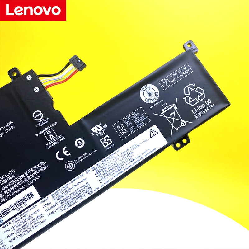 L18M3PF2 NOVO Original Para Lenovo IdeaPad L340 L340-15API L340-15IWL L18D3PF1 L18L3PF1 36WH L18C3PF2 11.25V Bateria Do Laptop