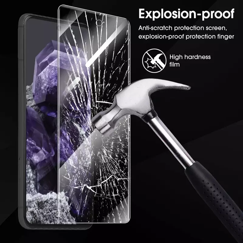 1/3Pcs Tempered Glass For Google Pixel 8 Pro 7 Pro 7A 6A 4 3 XL Screen Protector Protective Film For Pixel7 Pixel6A Pixel 8Pro