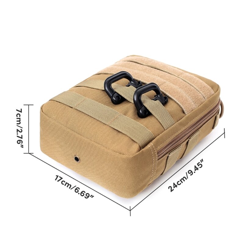 حقيبة أدوات تكتيكية خفيفة الوزن، حقيبة أدوات من النايلون ذات سعة كبيرة
