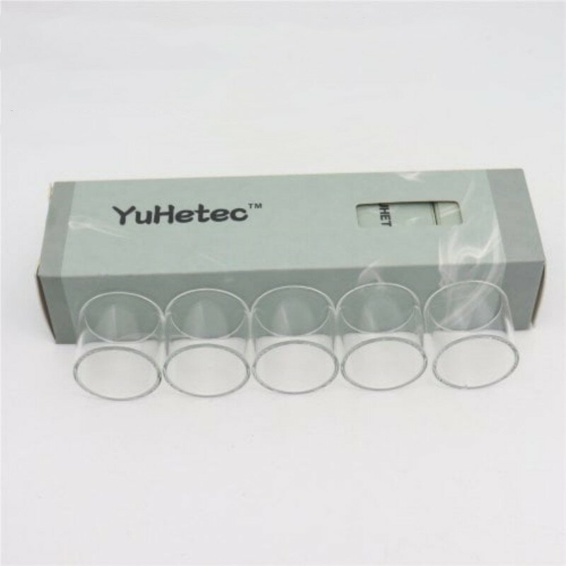 YUHETEC-tubo de vidrio plano de repuesto para Innokin Ares MTL RTA, 5ml (TPD 2ml) Ares 2 D22 2ml D24 4ML, 5 piezas