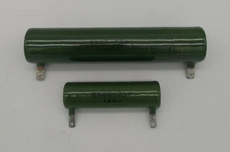 1PC RX20  High Power Vitreous Tube Type Enamalled Wire-wound Resistor RX20-ZG11 100W  1R 2R 5R 10R 20R 25R 30R 50R 100R 200R