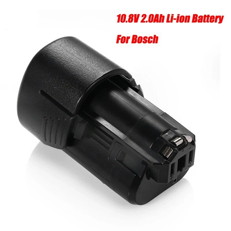 Bateria Li-ion para Bosch, ferramenta elétrica, alta qualidade, 10.8V, 2000mAh, 2607336013, BAT411, GSR10.8V-LI-2, PS10-2, GOP10.8V