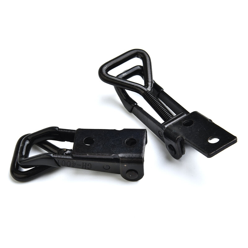 GH-4001 Toggle Clamp Lockers Doors For Cabinets 100KG/220lbs 4Pcs Black High Quality For Lock-free Woodworking