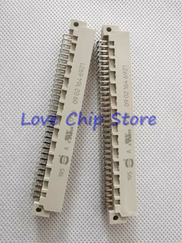 5-10pcs 09021646921 Socket DIN41612 type B male PIN: 64 a+b THT angled 90° 2A Connector Spacing (1MM) 20p New and Original