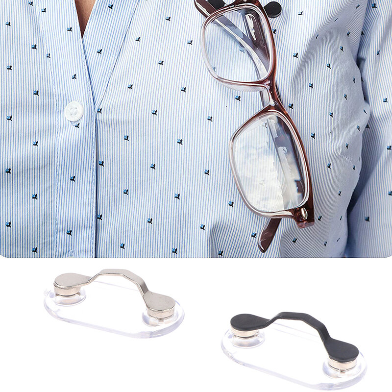 Magnetyczna zawiesza uchwyt do okularów przypinane broszki modna wielofunkcyjna przenośna klamra do ubrań z magnesem na okulary linia zestawu słuchawkowego klipsy