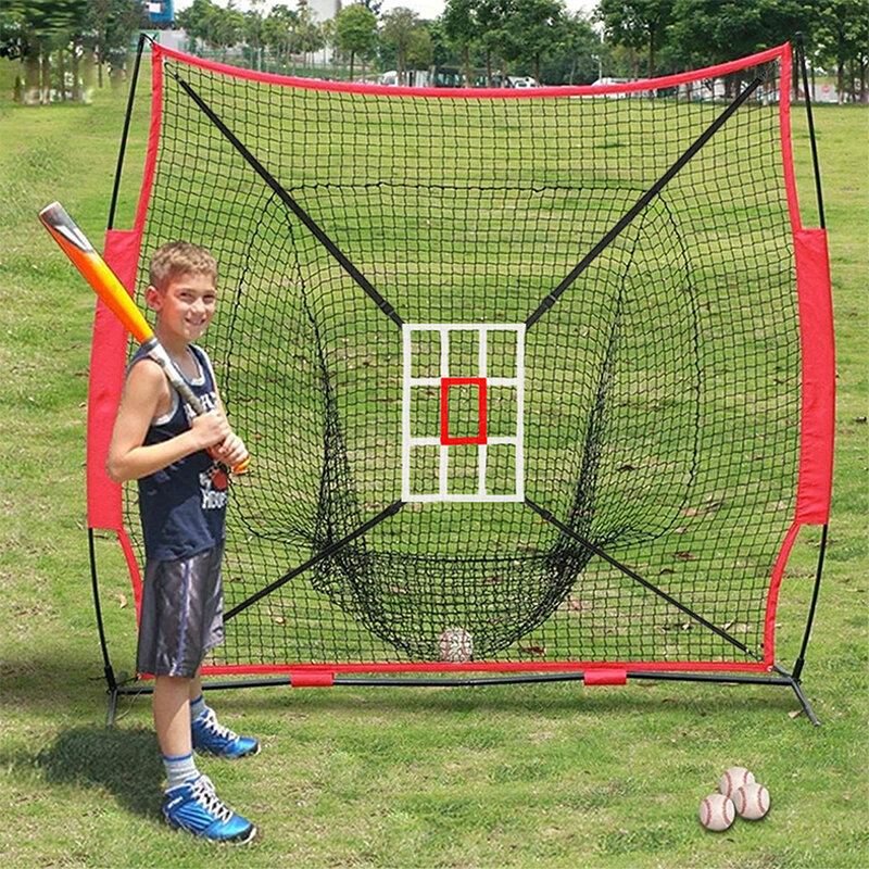 Prática portátil Baseball Net, Backstop Pitching, Rede de treinamento para bater pitching