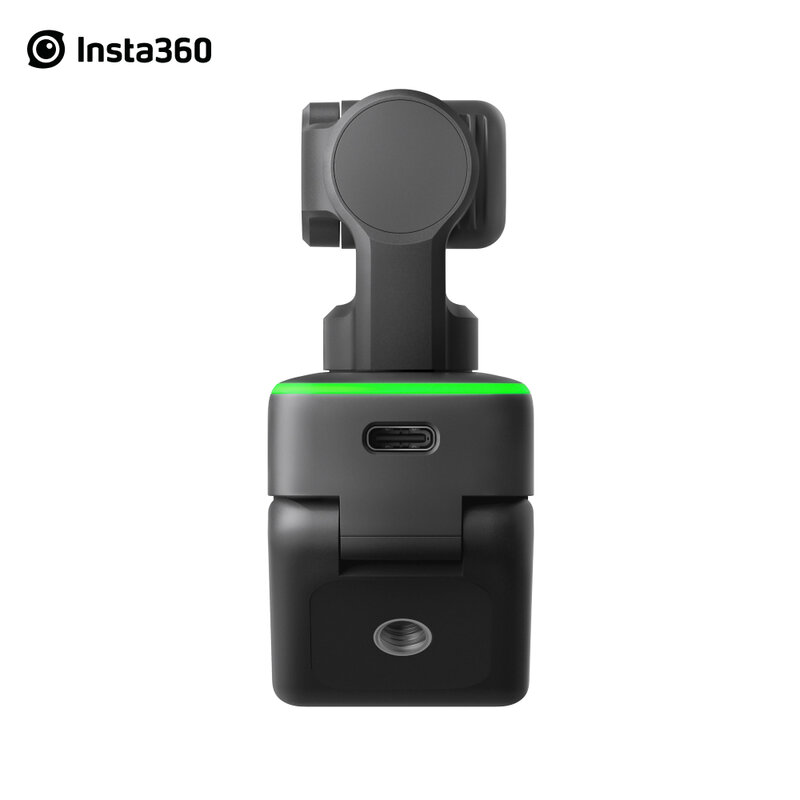 Insta360 Link-Webcam 4K con sensore da 1/2 ", monitoraggio AI, controllo gestuale, HDR, microfoni con cancellazione del rumore, modalità specializzate