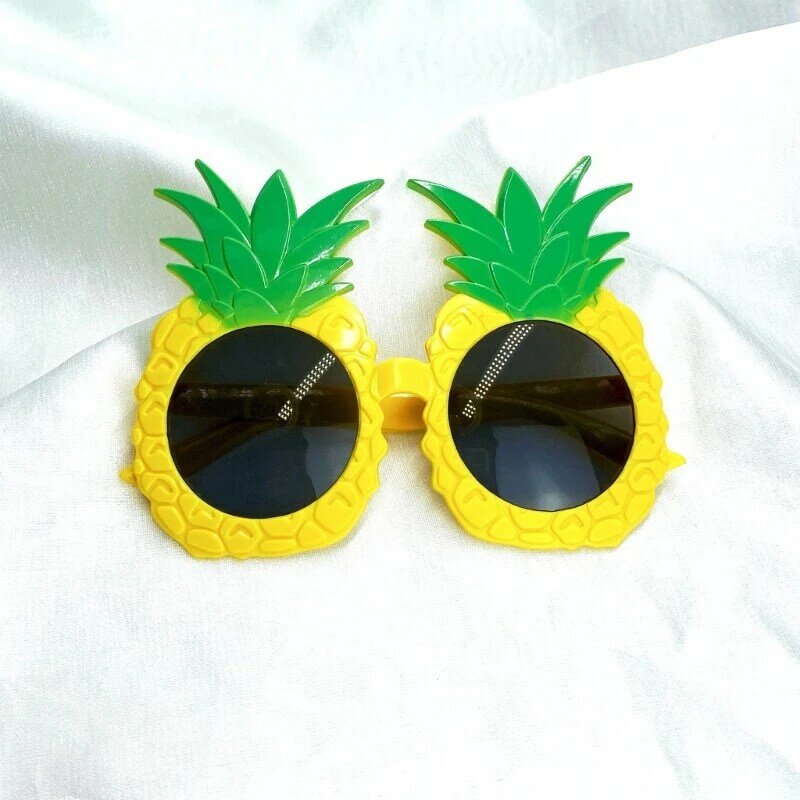 열대 루아우 파티 선글라스, 재미있는 원피스 소품, 하와이안 파티 호의 안경, 성인용 해변 테마 파티 장식