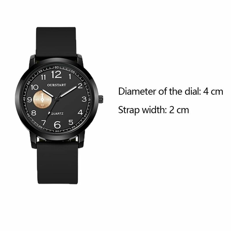 Silicone Strap Sports Watch Fashion Casual Simple Digital Watch Lightweight Wristwatches Outdoor Sports