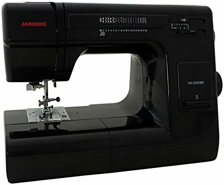 Máquina de costura Janome Heavy Duty, HD-3000, Black Edition, com bônus, kit 6 peça Quilting