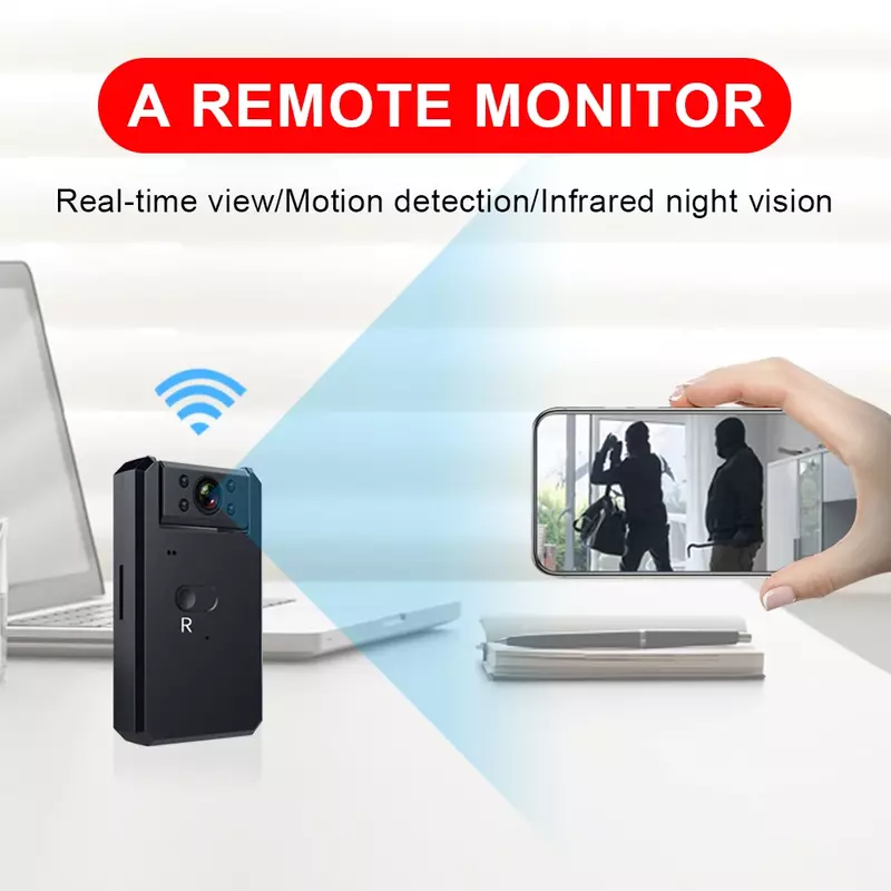 WD6 Mini Camera WiFi 1080P HD Wireless IP Micro Camera Remote Monitor Camera Tiny Video Recorder Motion Detection Mini Cam Night
