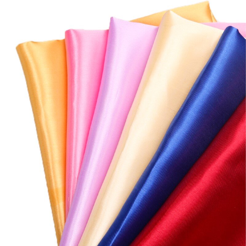 Satin Fabric Gift Box Lining Cloth Silk Red