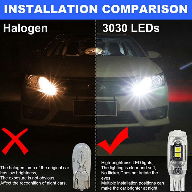 12V Car Light T10 LED luce targa 5SMD LED lampadine per auto sostituzione interni auto per T10 W5W 194 168 147 152 158 159