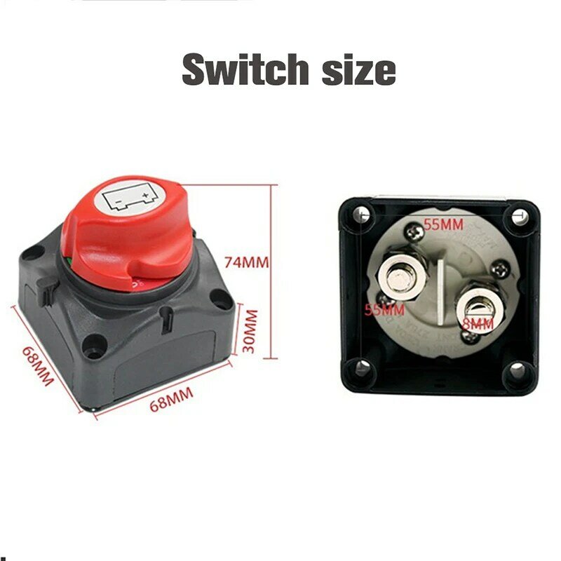 Interruptor de encendido de arranque de motor de modificación de coche, interruptor de encendido, 12V, 24V, 22mm, 1 unidad