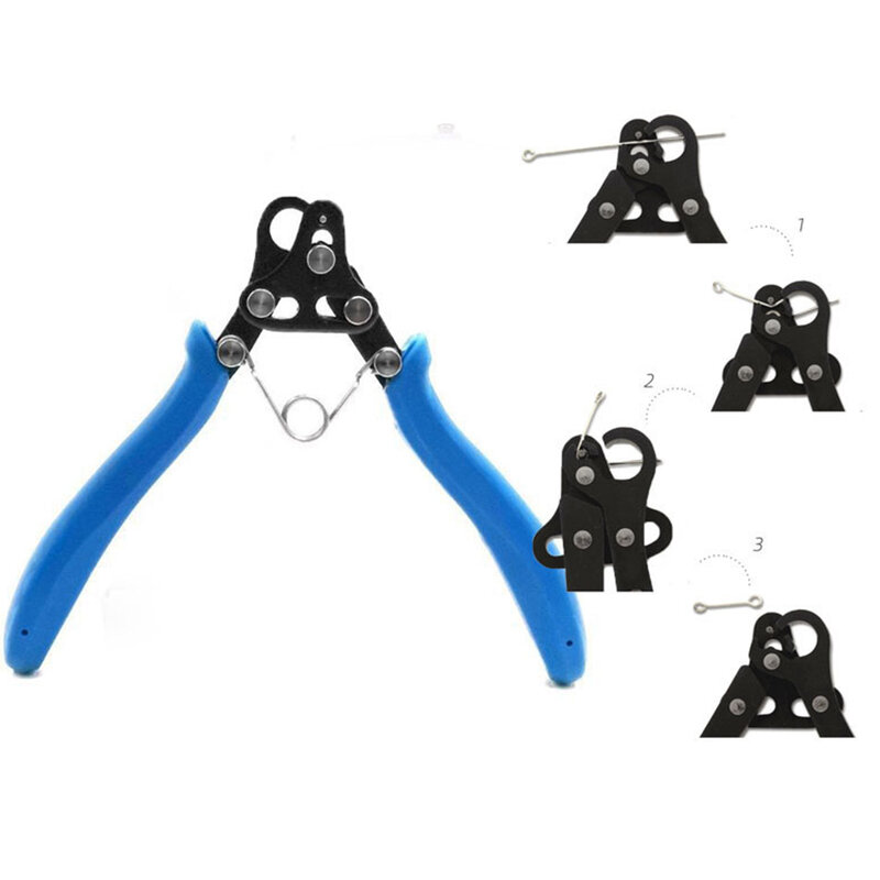 Multifunctional 9 needle rolling pliers for gold wire silver wire round nose winding C ring pliers Jewelry Making Tool