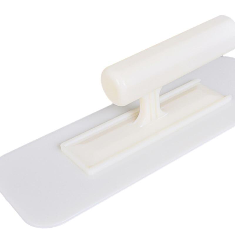 Cement drywall plastering trowel, white, removable construction tool for drywall
