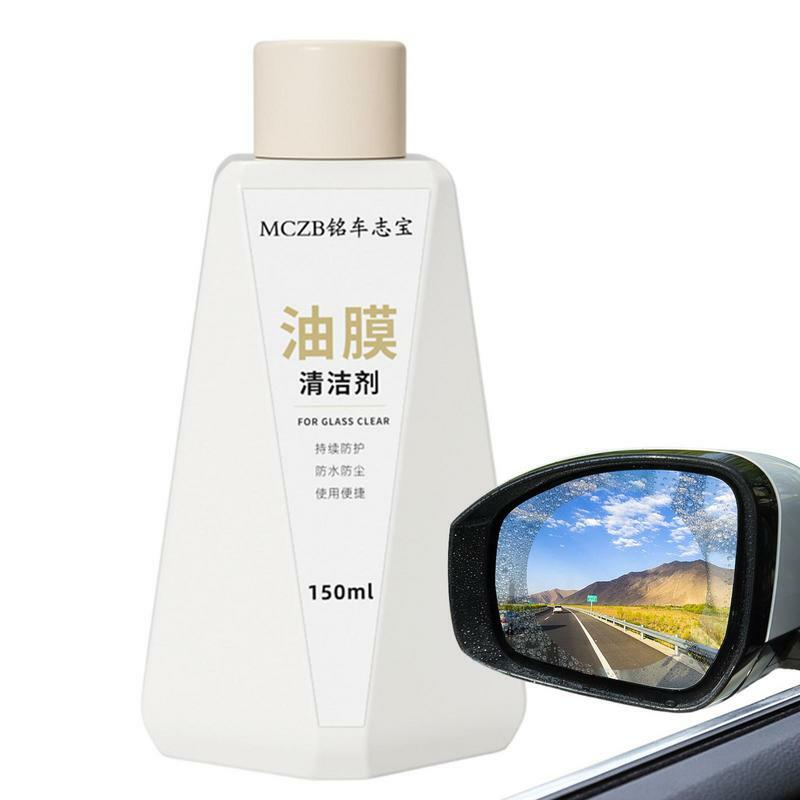 Car Glass Oil Window Cleaner Car Cleaning Supplies 150ml Removes Water Stains Oil Film And Dirt Safe For Tinted And Non-Tinted