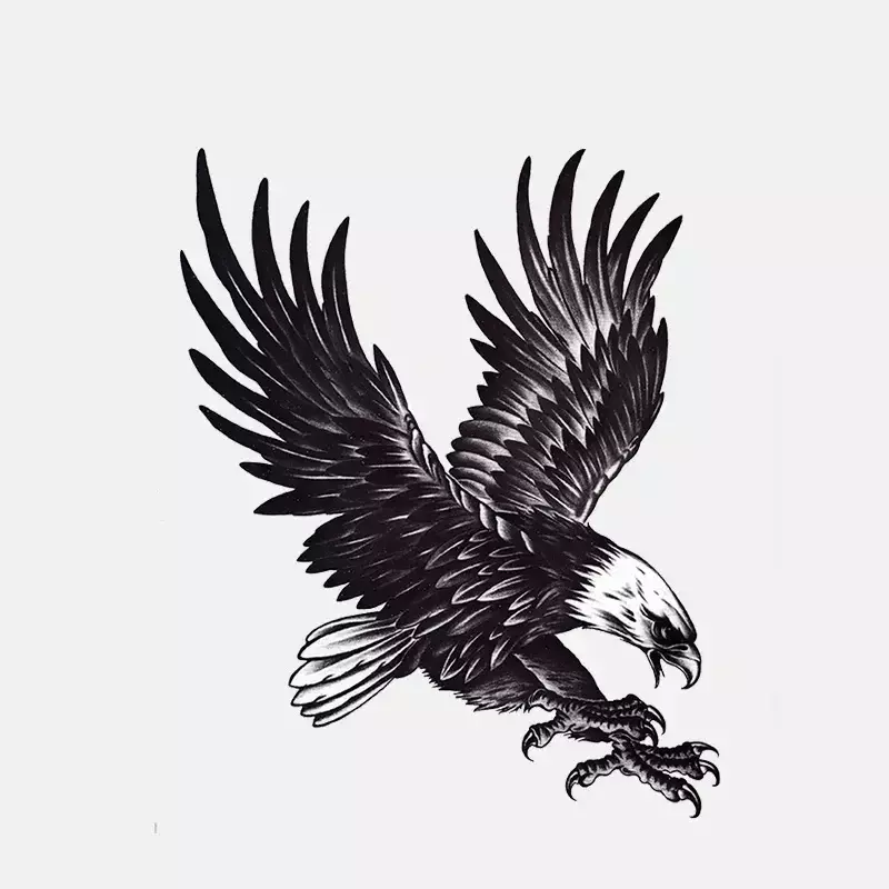 Car Sticker Creativity Hand Painted Eagle Automobiles Motorcycles Exterior Accessories PVC Decals,15CM