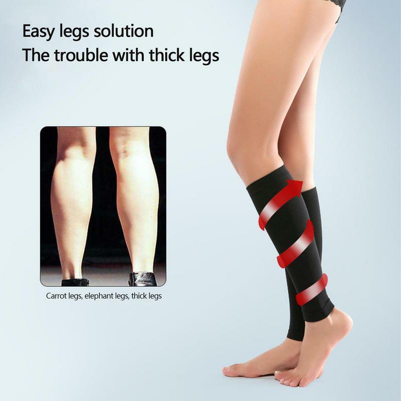 Компрессионные носки до щиколотки для мужчин и женщин, компрессионные носки без ног для тренировок, бега, футбола, облегчения ног