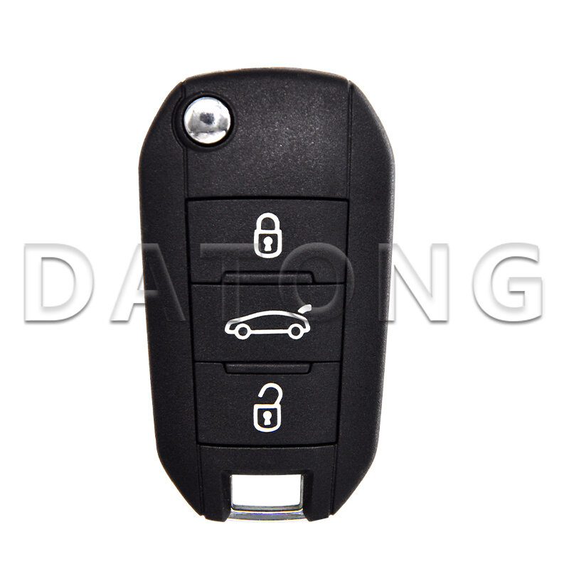 Datong World Car Remote Key For Peugeot 208 2008 308 508 Citroen C3 C4 C5 4A AES Chip 433.92FSK Replacement Flip Smart Control