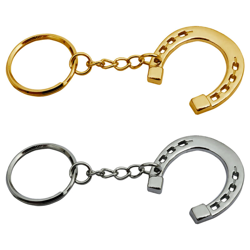 Брелок в виде подковы Horse Snaffle Bits украшение с кольцом для ключей высокополированное Цинковое подвесное кольцо для ключей в форме лошади
