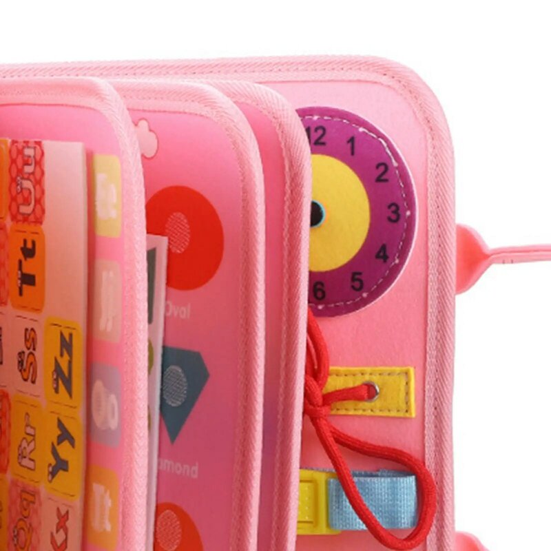 Beschäftigt Board Montessori Spielzeug sensorische Spielzeuge grundlegende Lebens fähigkeiten Spielzeug Aktivität sensorische Tafel für Kinder Geburtstags geschenk Jungen Mädchen Kinder